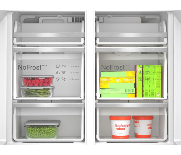 Lodówka Bosch KFI96AXEA Multidoor No Frost 183cm Czarna Stal Szczotkowana Dystrybutor Kostkarka WiFi 574L - 1516164 - zdjęcie 6